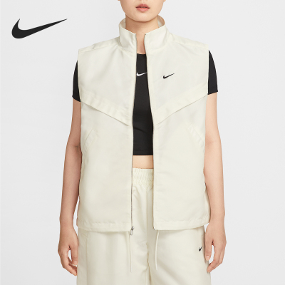 Nike/耐克正品Sportswear女士立领梭织宽松马甲HV2473-133