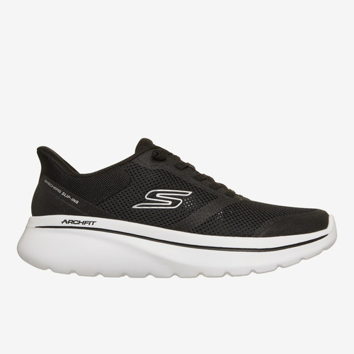 Skechers斯凯奇正品GO WALK女款耐磨支撑系带健步鞋125853-BKW