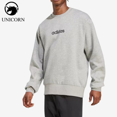 Adidas/阿迪达斯官方正品ESSENTIALS Linear男士加绒卫衣JX5715