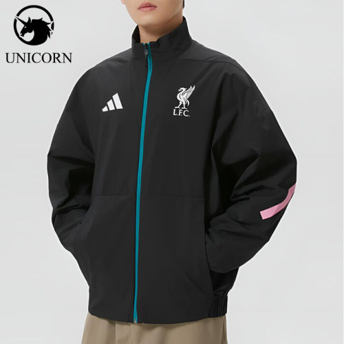 Adidas/阿迪达斯正品LFC ANTH JKT男士经典拉链运动外套JZ0138