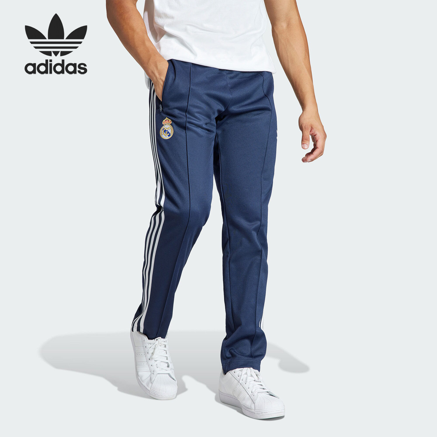 Adidas/阿迪达斯官方正品新款男士皇马足球休闲文化运动裤IL1024
