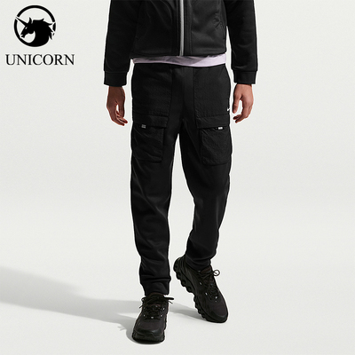 Nike/耐克正品2025冬季款大童束脚针织印花长裤IO0764-010