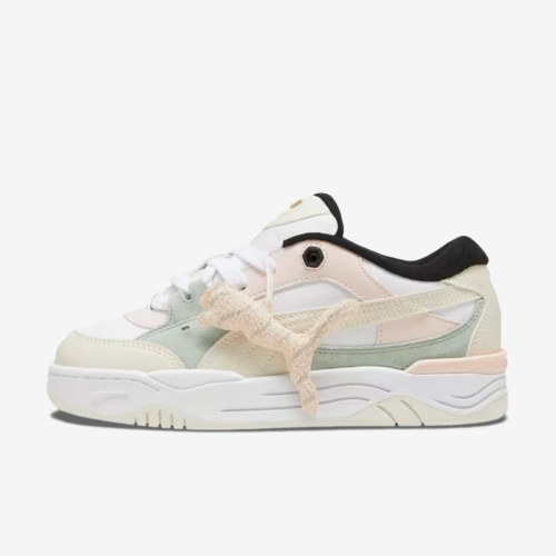 Puma彪马正品180MerryXMas女柔软舒适低帮耐磨系带板鞋398337-01