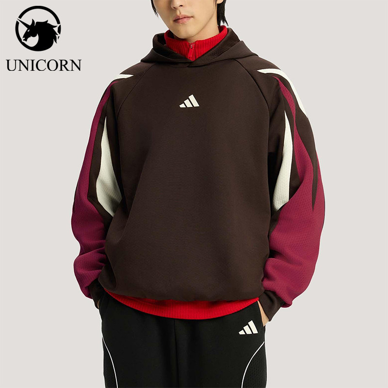 Adidas/阿迪达斯官方正品春秋男士新年款篮球卫衣套头衫KT0619