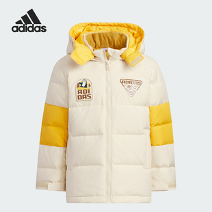 小童时尚 Adidas 新款 冬季 保暖运动羽绒服IN5219 阿迪达斯正品