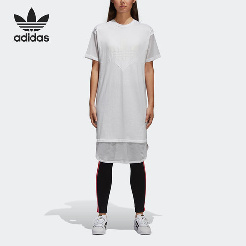adidas阿迪达斯正品三叶草裙子