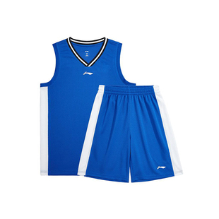 YATU079 李宁正品 男大童凉爽速干透气篮球运动休闲套装 新款 夏季