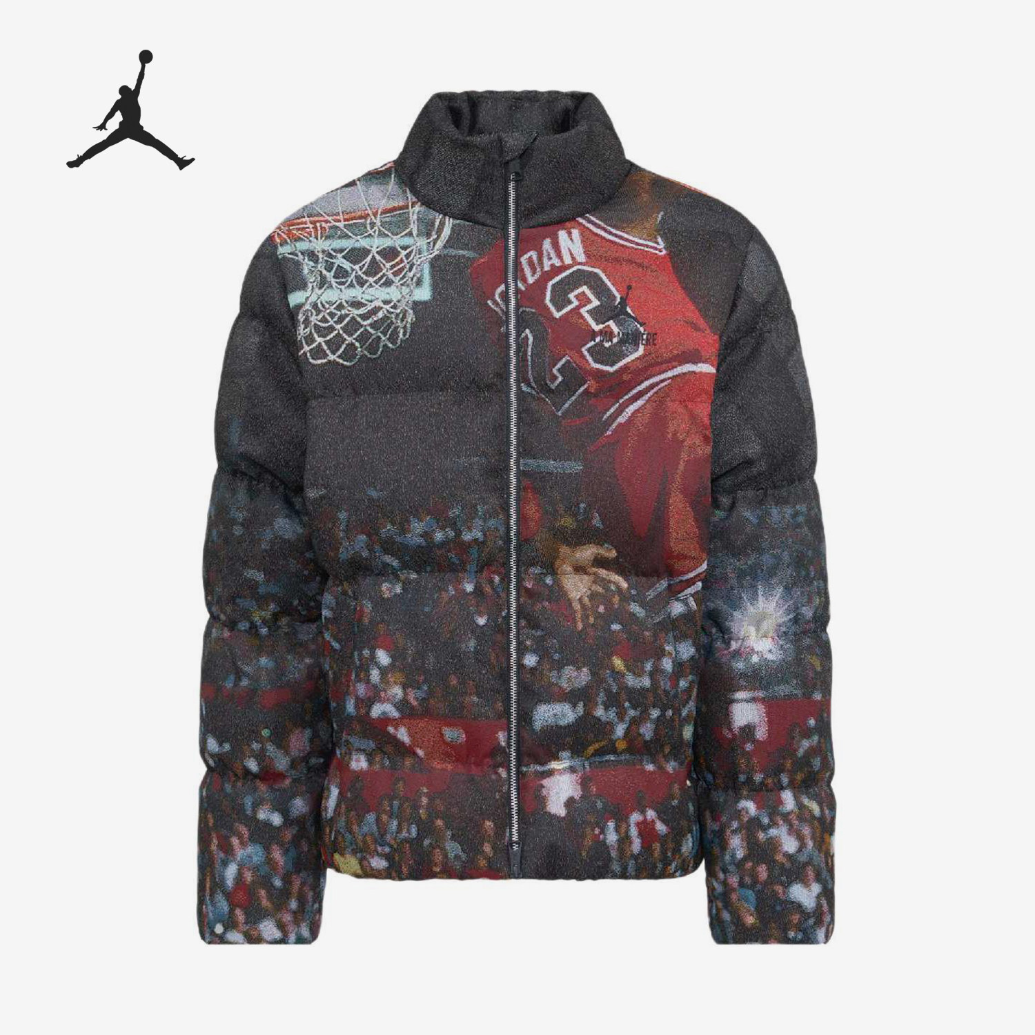 Nike/耐克正品Jordan 男士立领拉链运动经典休闲棉服DR1419-045