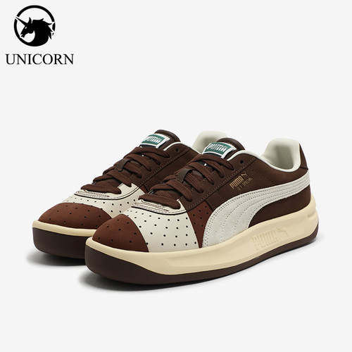 Puma/彪马正品GVSpecial新款男女棕米白色经典休闲板鞋401741-01