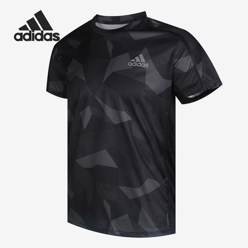 Adidas/阿迪达斯正品OWN THE RUN TEE 男子短袖T恤 GK8161