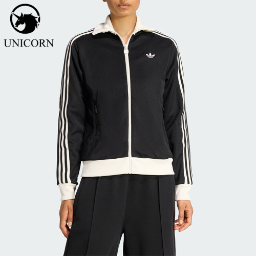 Adidas/阿迪达斯官方正品三叶草女士经典漏斗领运动外套KD7969