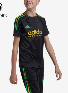 Adidas/阿迪达斯正品TIRONATIONSPACK黑色经典青少年长裤IW0899