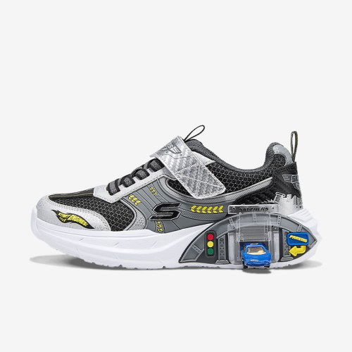 Skechers斯凯奇正品大童Garage赛车主题低帮休闲鞋402150L-SLBK