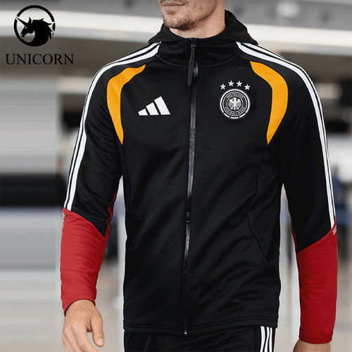 Adidas/阿迪达斯正品男士拉链训练条纹球员版足球外套JZ4581