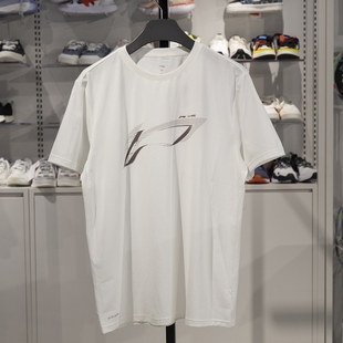 T恤ATST573 李宁正品 健身系列男子运动圆领LOGO印花速干凉爽短袖