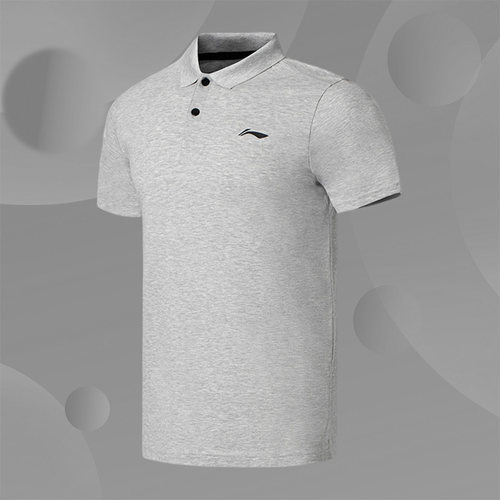 Lining/李宁正品健身系列男子休闲舒适透气运动短袖POLO衫APLS069