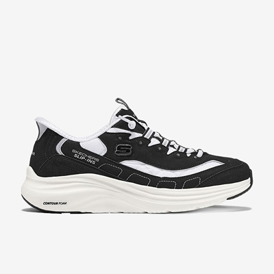 Skechers斯凯奇正品CONTOUR FOAM女款耐磨低帮休闲鞋150412-BKW