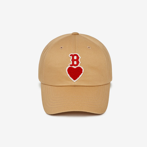 MLB正品HEART男女同款时尚印花透气运动棒球帽3ACPH022N-43BGS