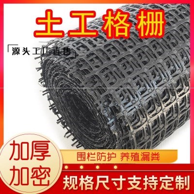 栅塑料网粪e鸭网漏围栏鹅养殖离隔网格黑工养鸡塑料网网平色土