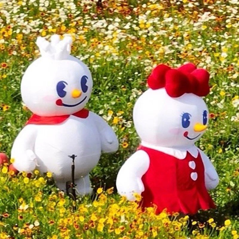 充气蜜雪冰城雪王气模开业活动行走公仔玩人偶服装卡通吉祥物拱门