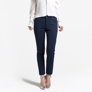 韩版夏季女裤薄款百搭简约大码七分裤九分裤宽松直筒工装休闲西裤