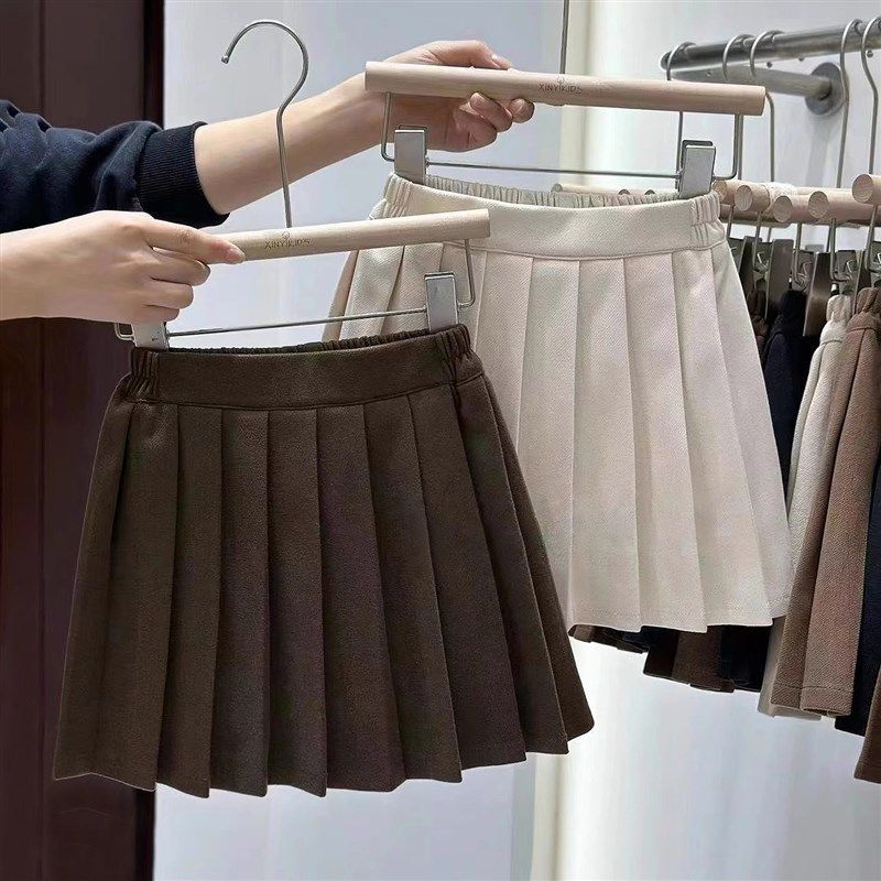 女童毛呢百褶裙秋冬韩版儿童洋气百搭学院风短裙宝宝时尚半身裙子,童装/婴儿装/亲子装,半身裙,淘宝优惠券,粉丝福利购,淘宝优惠卷