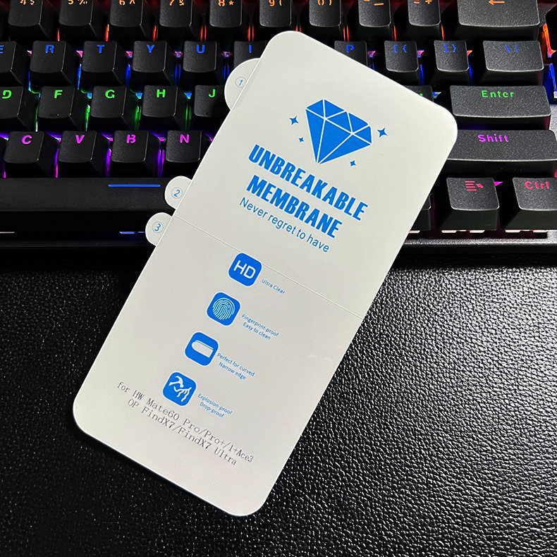 新款金刚隐形膜适用于华为荣耀曲面 vivo oppo 小米 TPU曲面水凝膜全屏自修复金刚保护膜批发