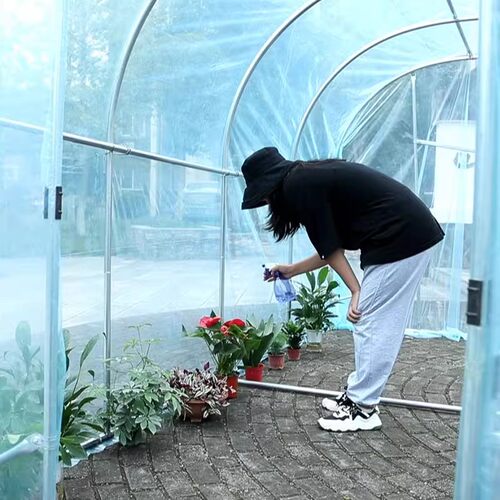 家用温室房大棚骨架钢管多肉养殖种植遮阳防雨保温暖房庭院暖棚