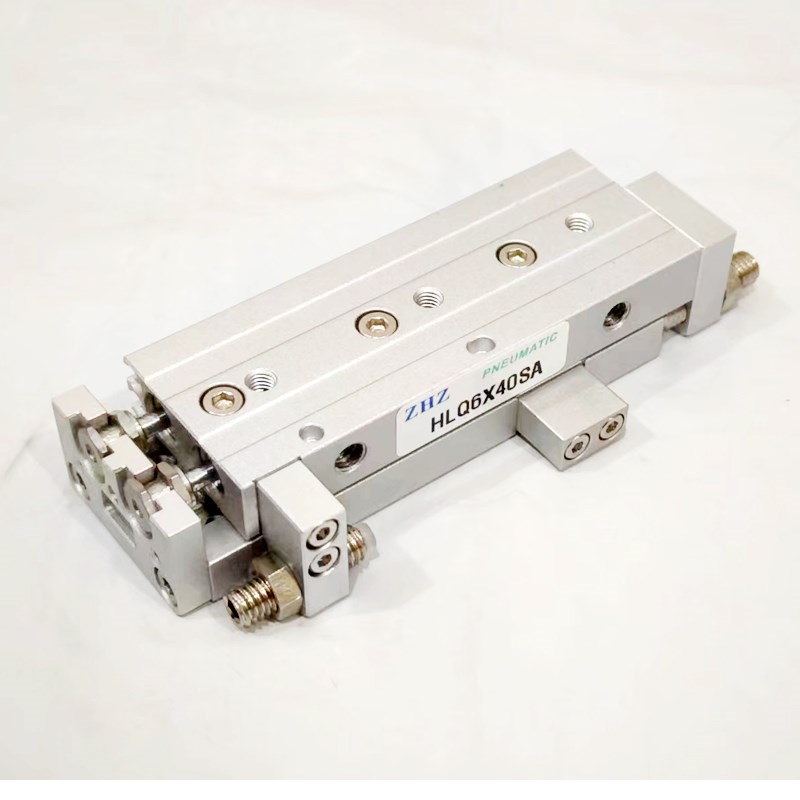 气动导轨滑台气缸HLQ/HLQL12X10BS/20BF/30B/40AS/50A/75/100SAS
