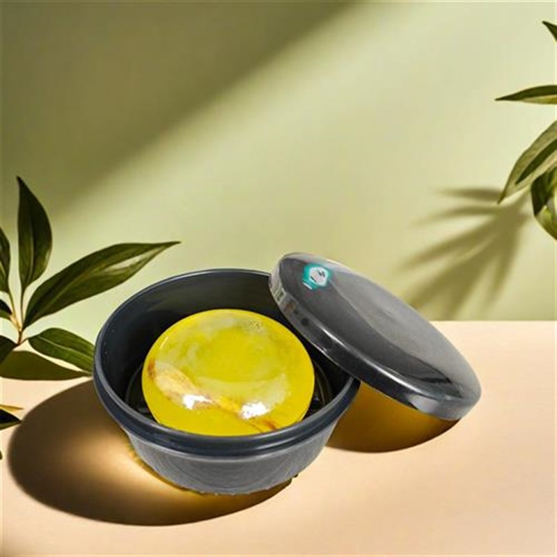 适配红卫羊脂皂盒圆形防水便携带盖旅行旅游迷你盒子肥皂盒香皂盒