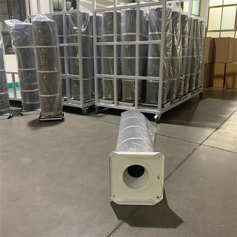 定制搅拌站工业除尘筒除尘器芯木工 集尘布袋抛丸机空气