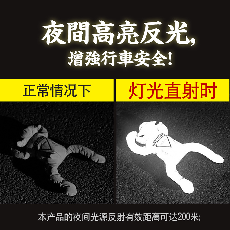 汽车车顶不明生物贴玩偶蜘蛛侠摩托车外饰品磁铁车贴装饰反光公仔