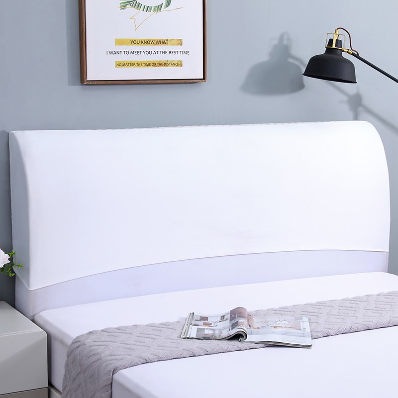 全包床头罩新款1米8实木软包木床头通用床头布保护床头罩盖布