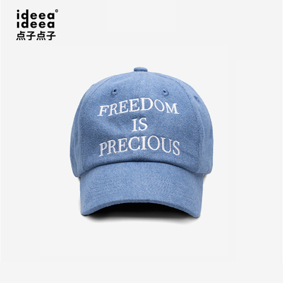 点子点子丹宁牛仔刺绣棒球帽