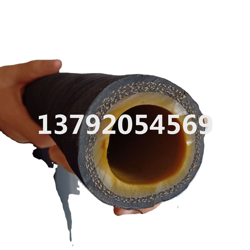 供应夹布黄胶喷砂管内径32-51mm高压耐磨聚氨酯橡胶管