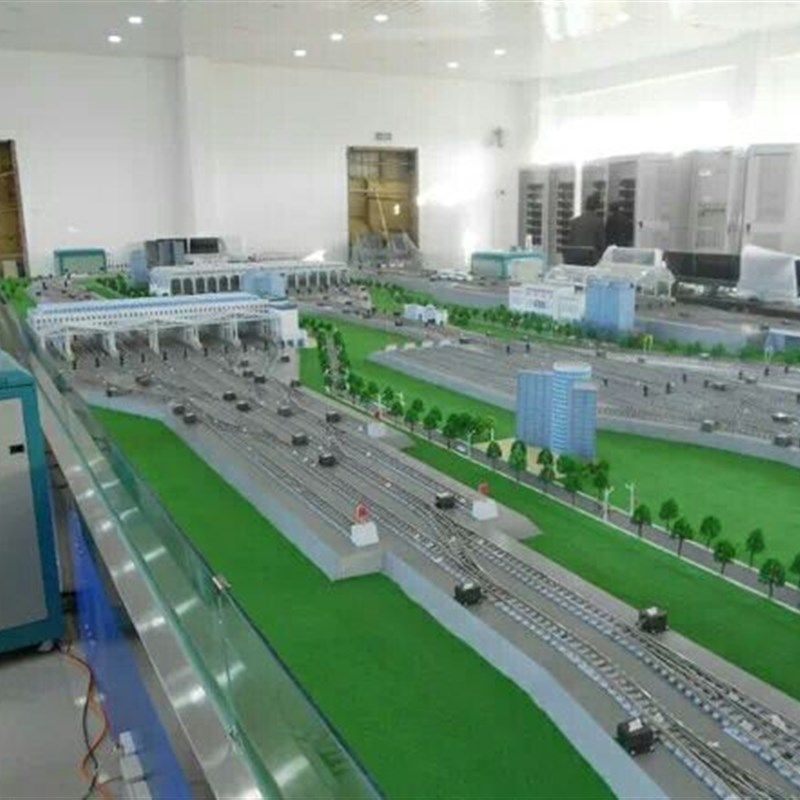 沙盘高速公路大桥铁路模型地形地貌规划学校建筑及设计精品