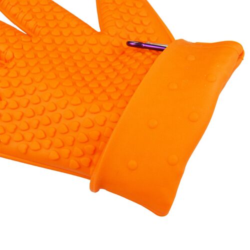 钓鱼滑手套 抓鱼鱼刺抓鱼器 加厚橡胶抓鱼毛巾