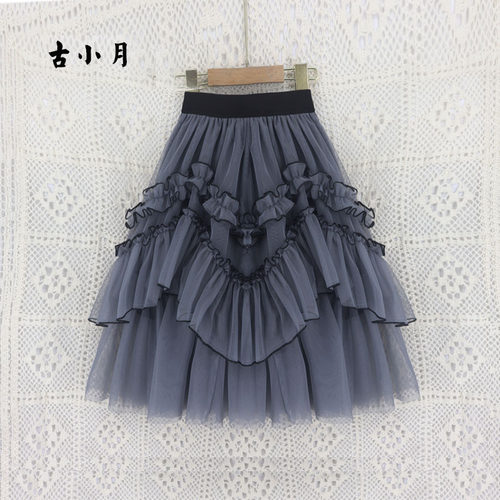 女童半身纱裙女宝宝公主半身裙2023秋季新款女宝洋派公主半截裙