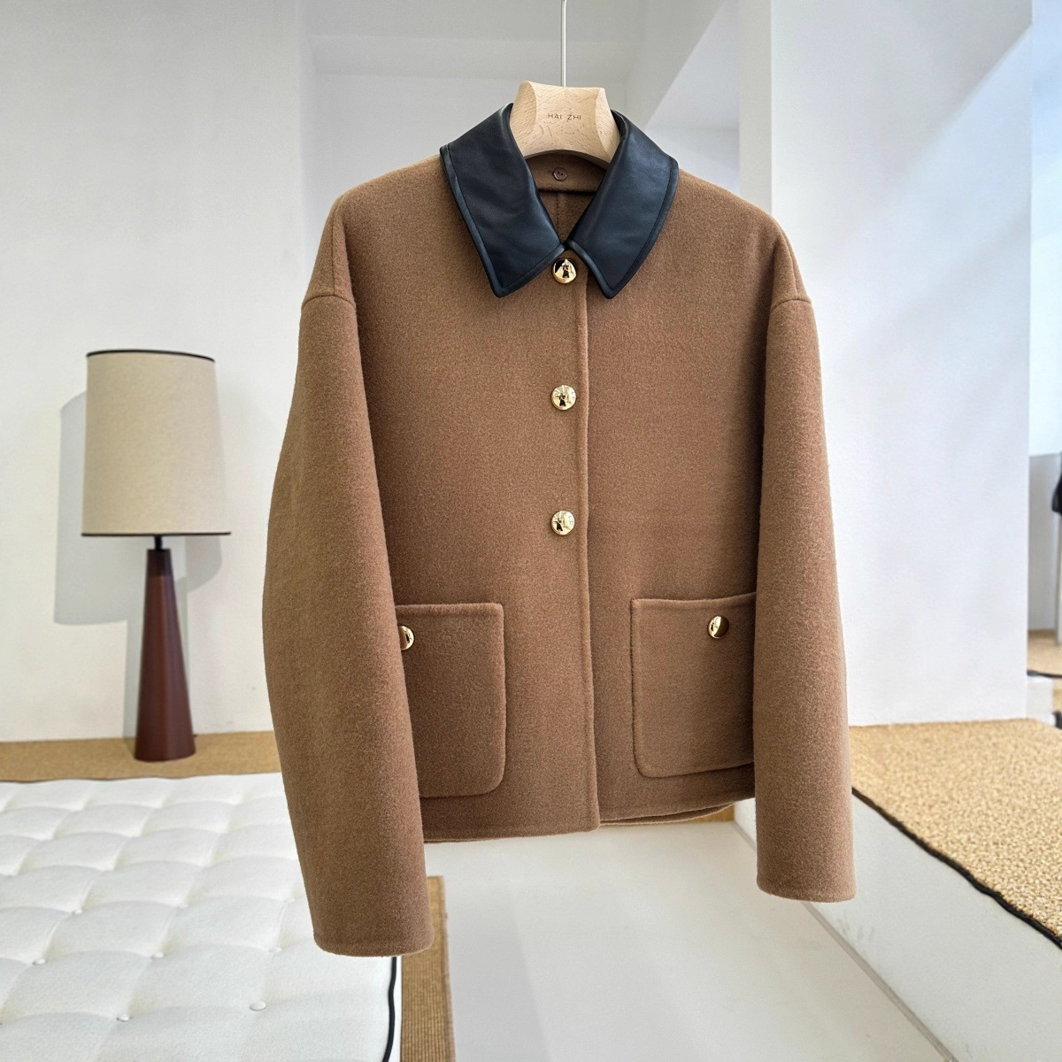 柜5+！！~法式羊毛混纺撞