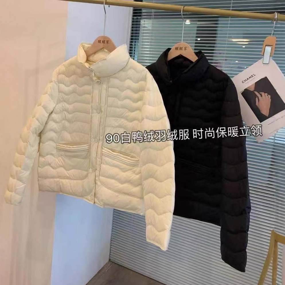 90白鸭绒羽绒服女安心无