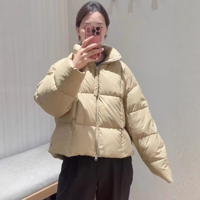 柜3700+！2025秋冬新款羽绒填充宽松时尚面包服女短款羽绒服外套