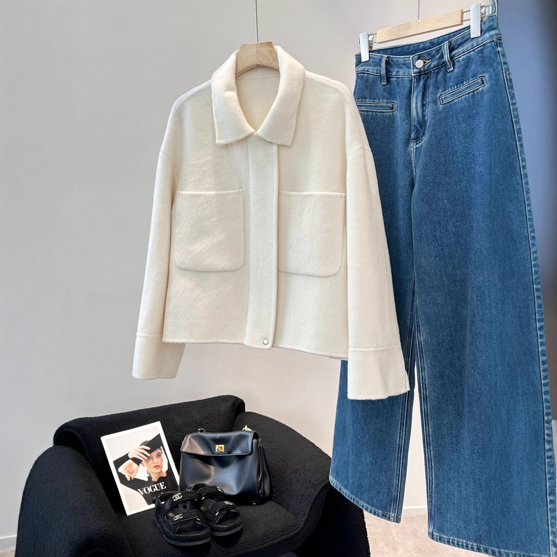 M@x5400+！双面羊毛短款