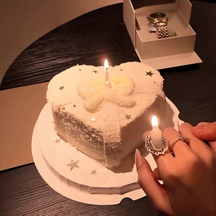 创意蜡烛戒指小众ins风饰品高级感生日送朋友氛围感拍照道具用品