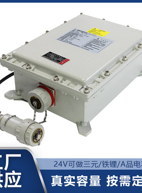 隔安隔爆锂电池24V50Ah隔安隔爆工业用耐温磷酸铁锂防爆电池