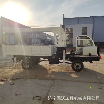 现货供应四不像随车吊 平板自卸随车起重机图片 6吨8吨自制随车吊