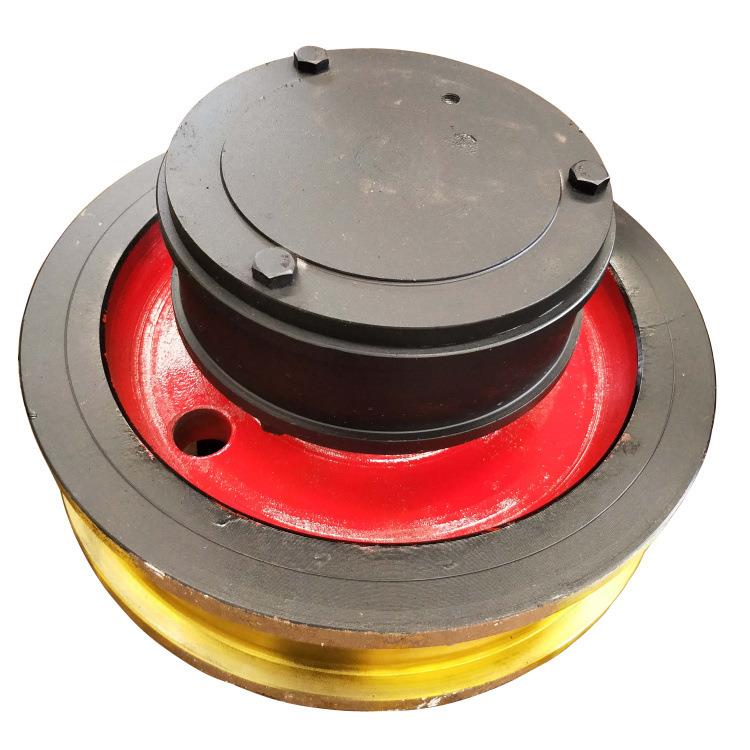 Ø500×150被动车轮轴车轮组厂家大车配件机械加工生产起重机