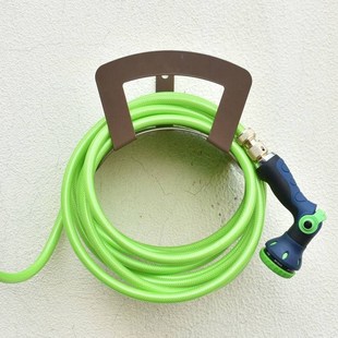 室外水管挂钩不锈钢挂q墙壁浇花软管收纳洗车绕管器家用卷管盘支