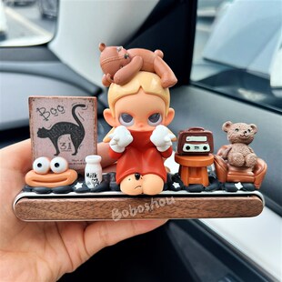 泡泡玛特允许这一切女士r网红汽车挪车停车电话号码牌高档高级可