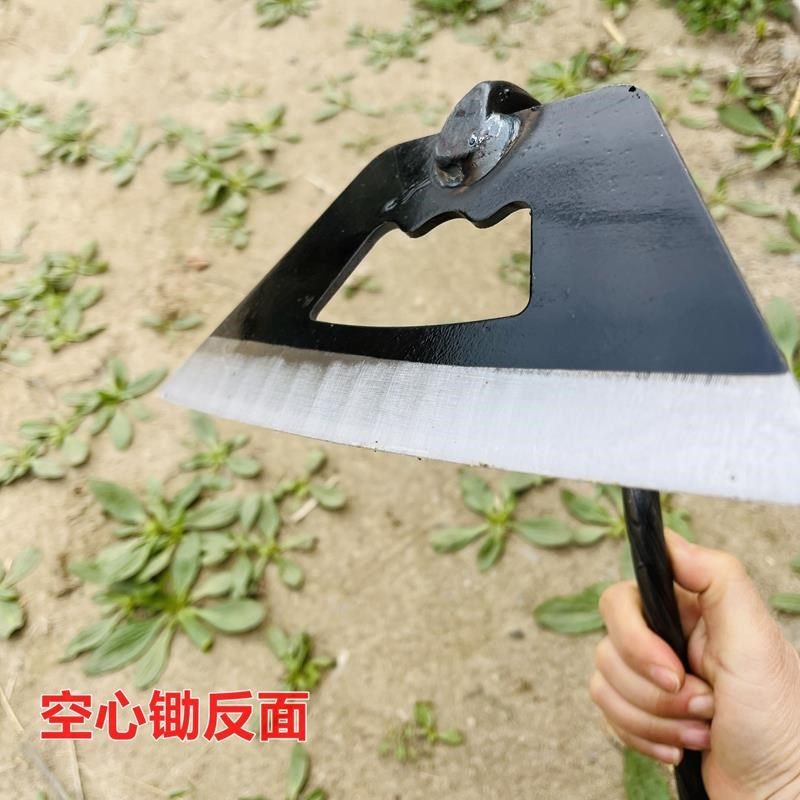 锰钢除草松土加厚锄头开荒种地空心锄农用工具园艺种菜锄草工具,农机/农具/农膜,锄头,淘宝优惠券,粉丝福利购,淘宝优惠卷