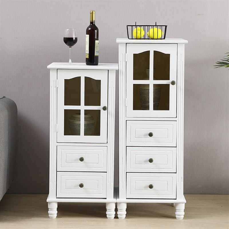 美式实木浴室边柜角柜抽屉柜复古立柜子落地卫生间收纳柜马桶边柜,家装主材,浴室边柜,淘宝优惠券,粉丝福利购,淘宝优惠卷